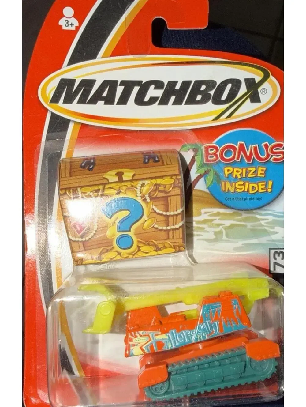 Matchbox 2004 Bonus Prize Inside The Wall Eater #73 Orange And Yellow